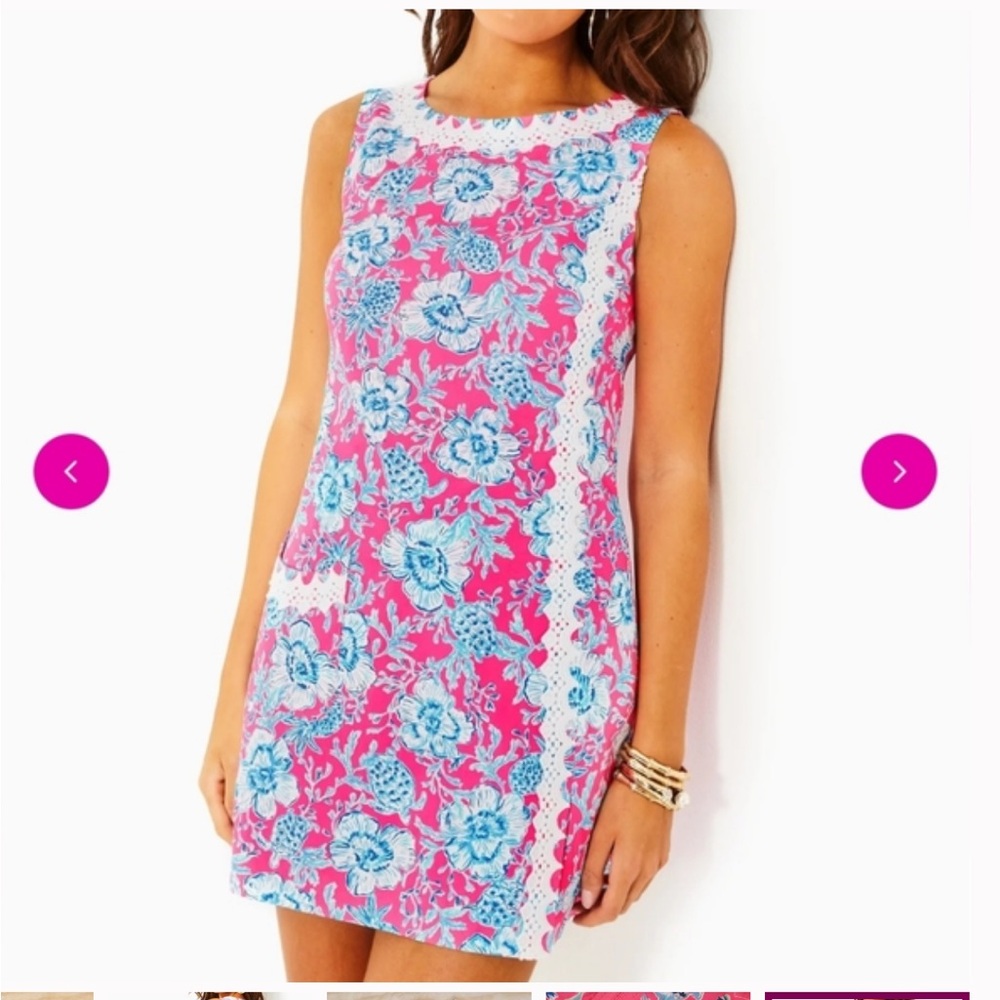 NWT Lilly Pulitzer Ginge Floral Shift Romper - Picture 11 of 16